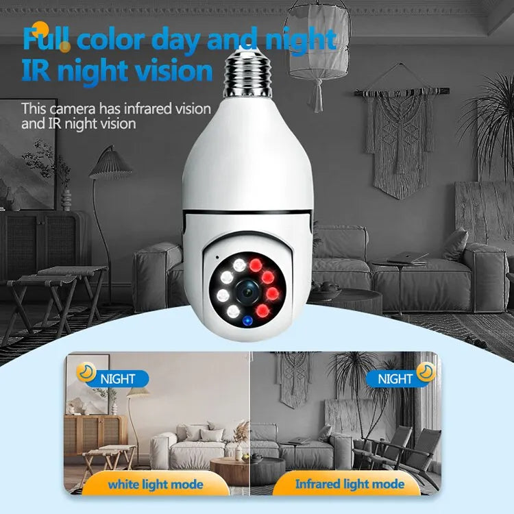 Bulb WiFi Surveillance Security Camera